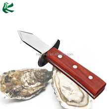 Premium Short Seafood Shell Oysters/Clam Shucking Knife Shucker with Rose Wood Handle
